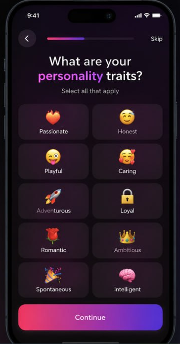 Blush Chat Interface 1